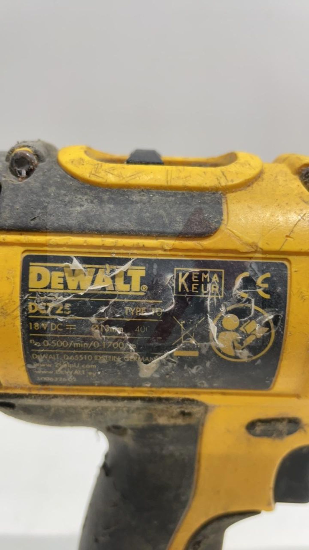 DEWALT DE725 18v HAMMER DRILL | NO BATTERY - Image 2 of 4