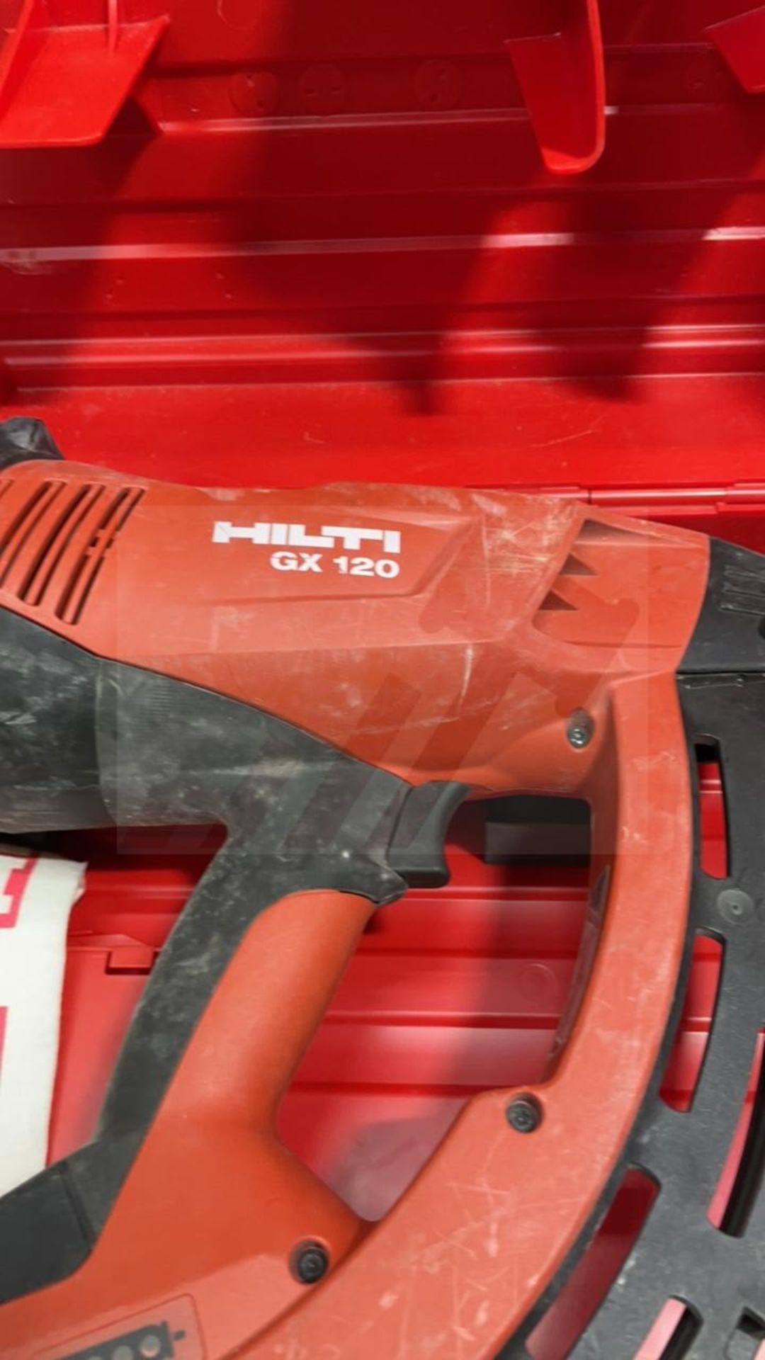 HILTI GX120 Gas Nailer w/Single Power Source for Metal Track, Electrical, Mechanical & Building Cons - Image 2 of 5