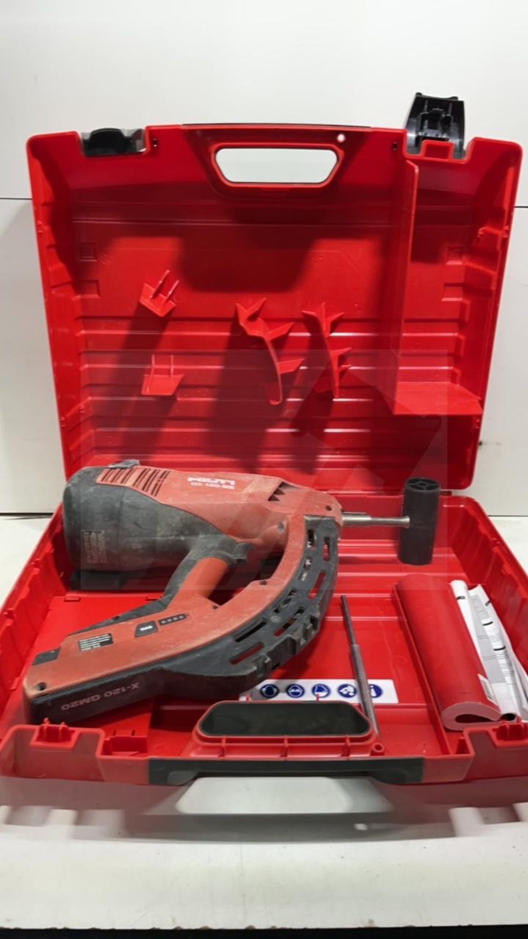 HILTI GX120 Gas Nailer w/Single Power Source for Metal Track, Electrical, Mechanical & Building Cons