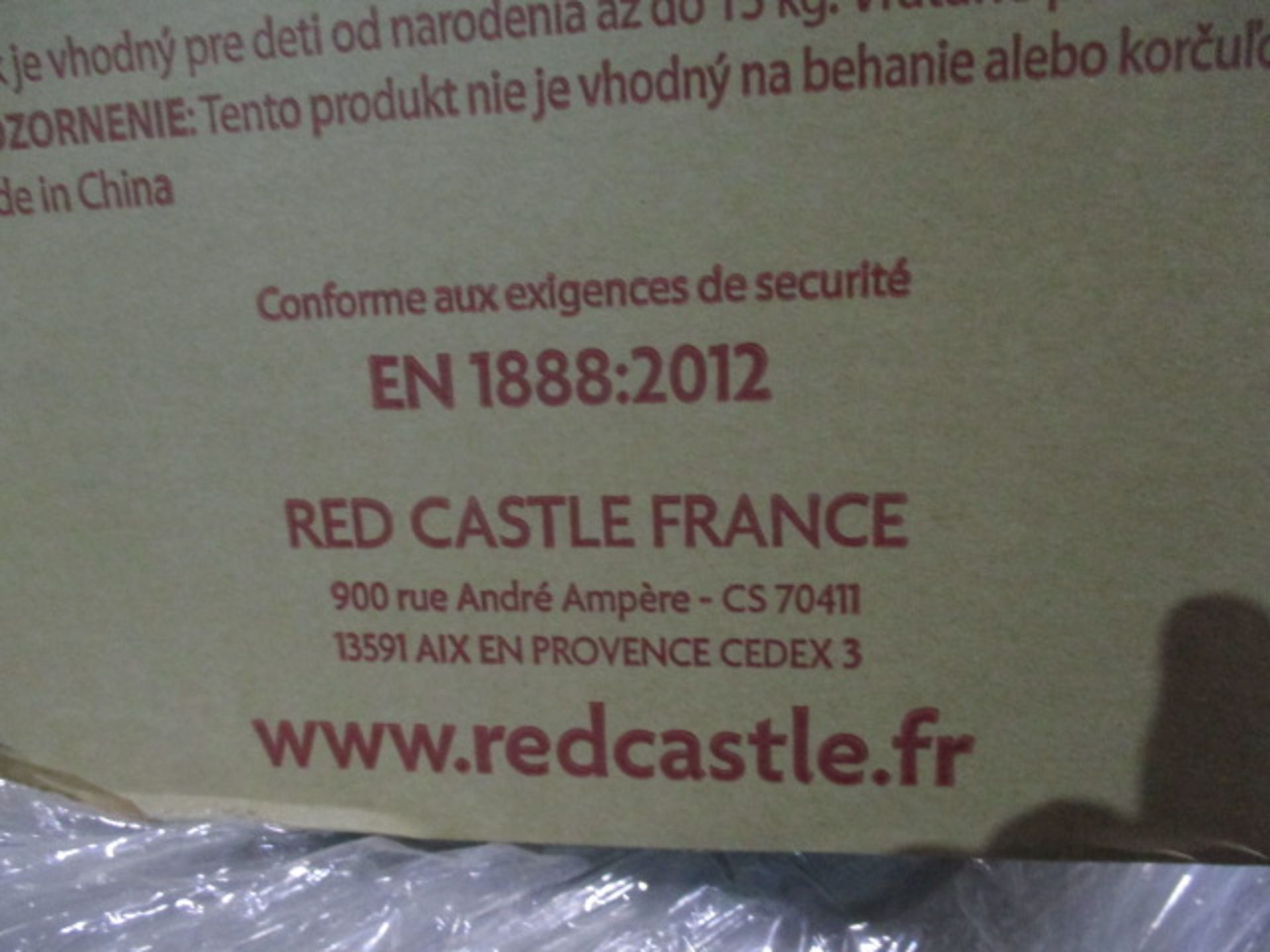 Brand New Red Castle Stroller Pram w/ Storage Box Underneath - Image 6 of 6