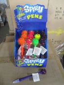 Approx 150 x Brand New & Sealed Spiky Pen