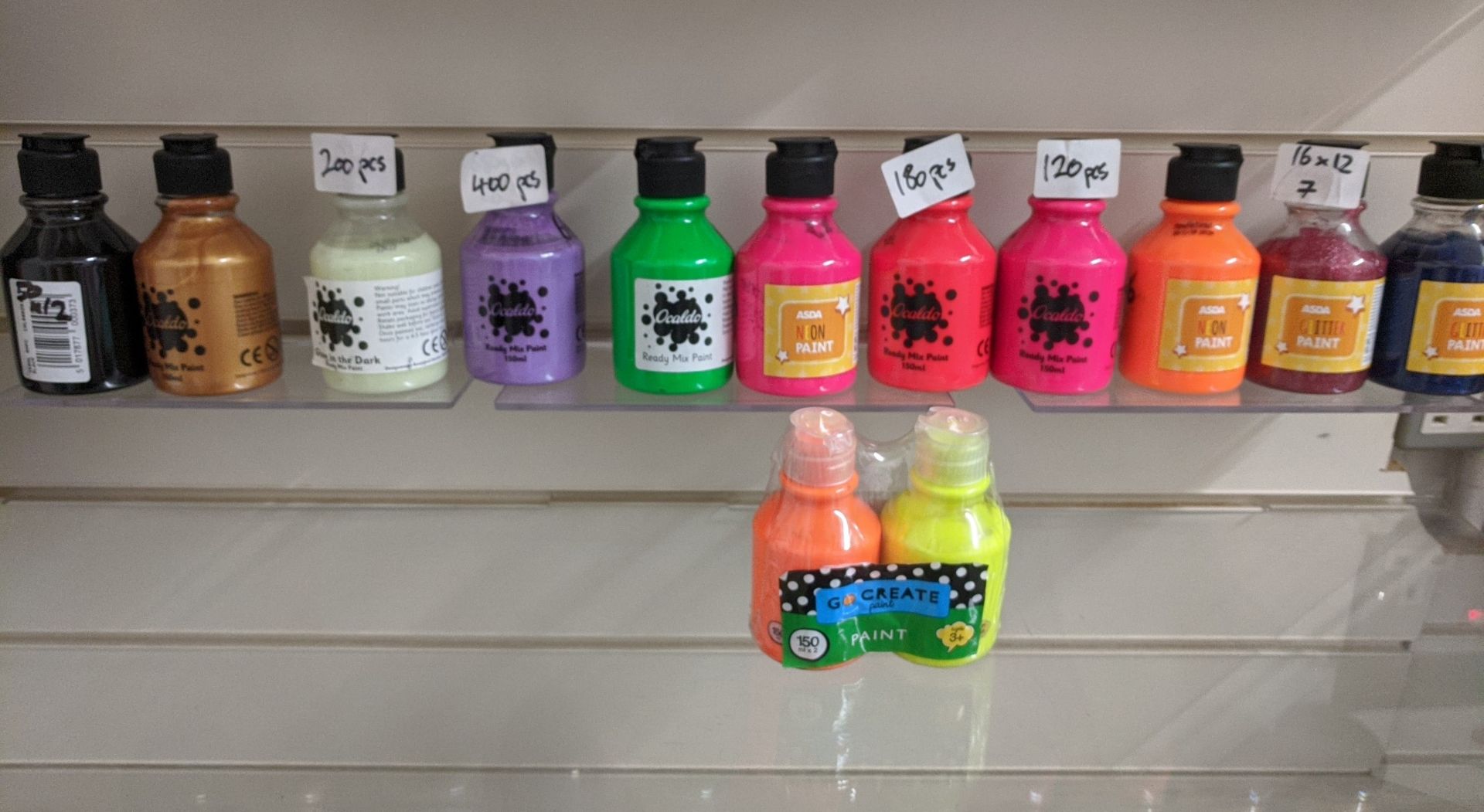 500 x Bottles of Brand New & Sealed Poster Paints | Various Colours