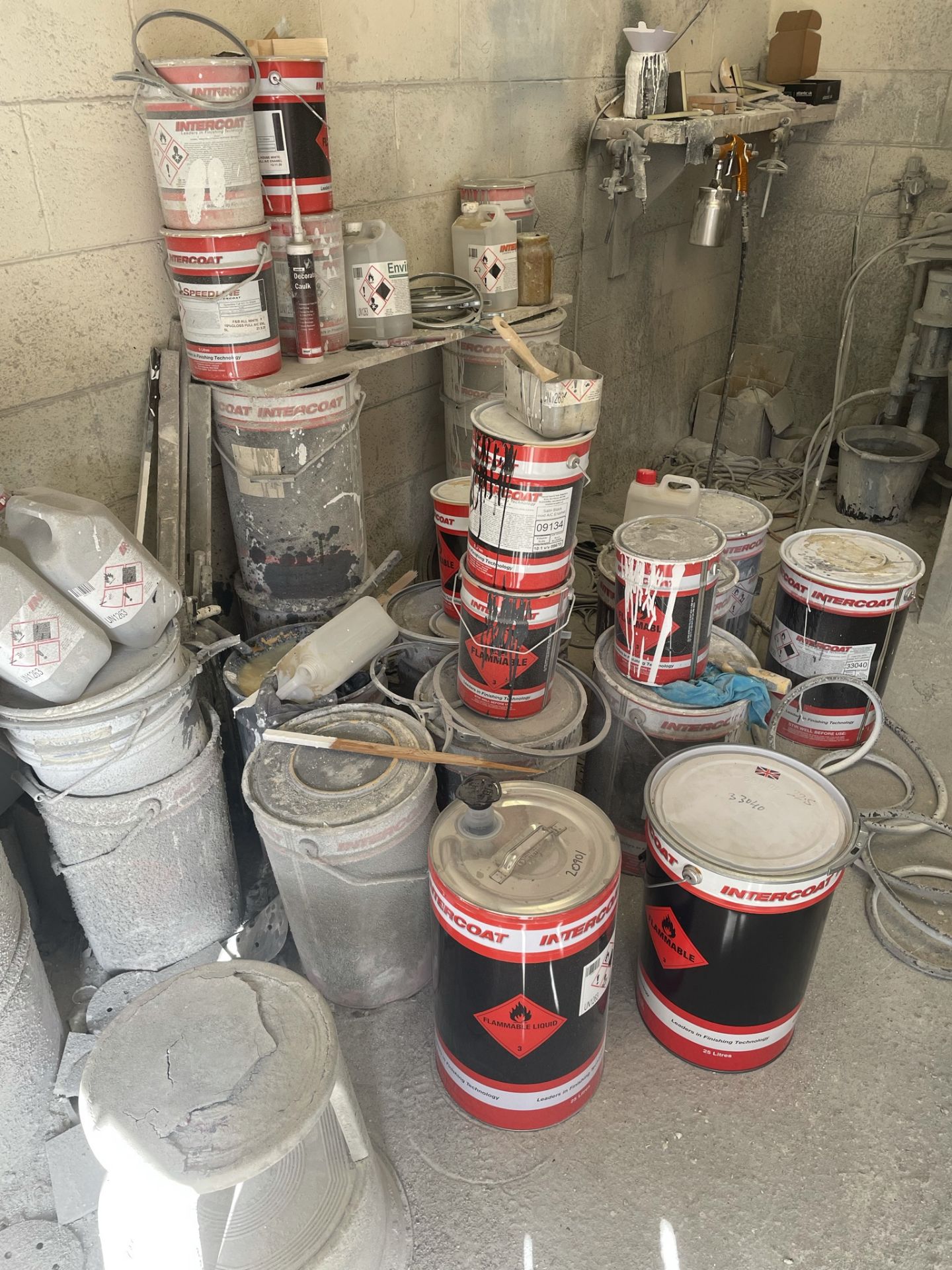 Large Quantity of Unused/Used Paint Stock as per pictures