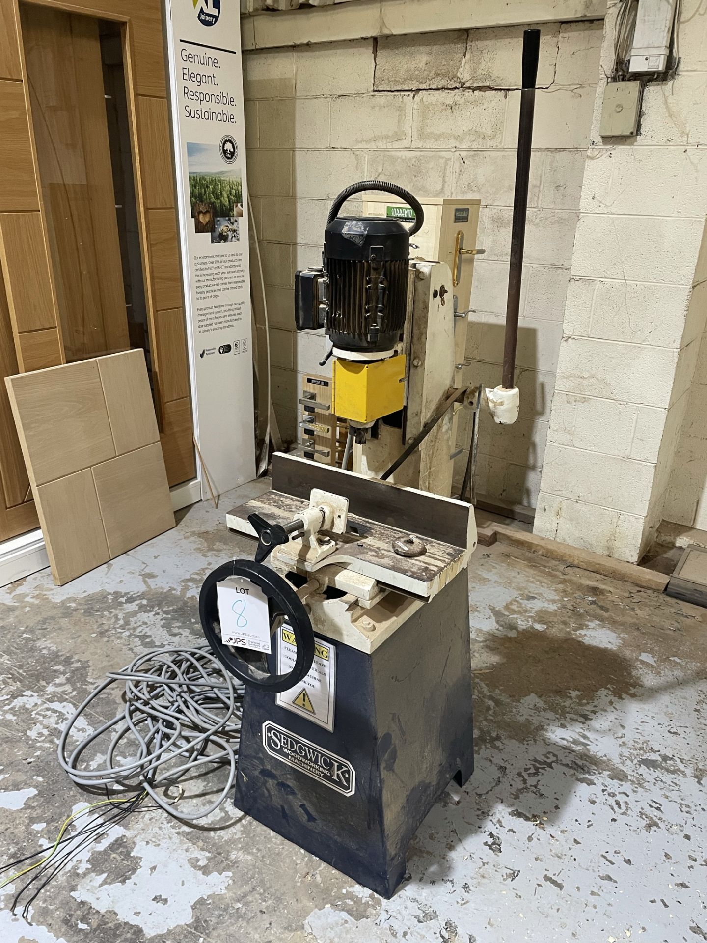 Sedgwick Heavy Duty Floor Standing Morticer | No Visible Model