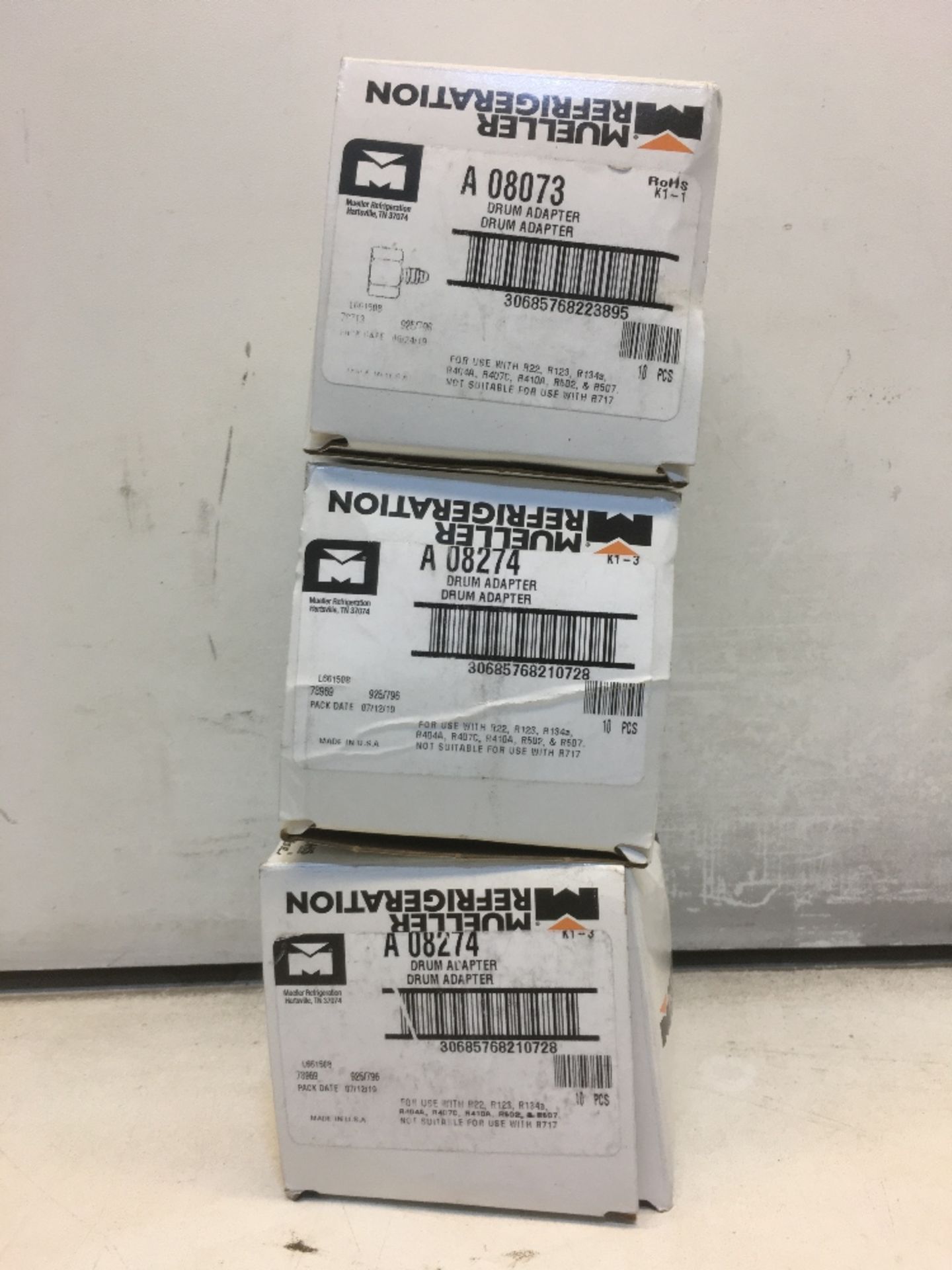 Mueller Refrigeration Drum Adaptor Boxes (pack of 10)