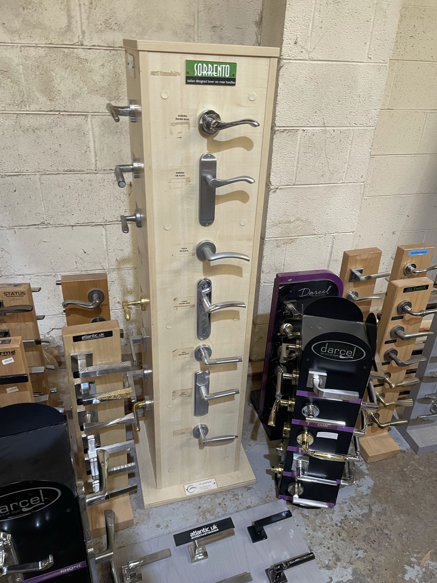 Quantity of Ex-Display Door Handles on Stands | Please see Pictures - Image 3 of 5