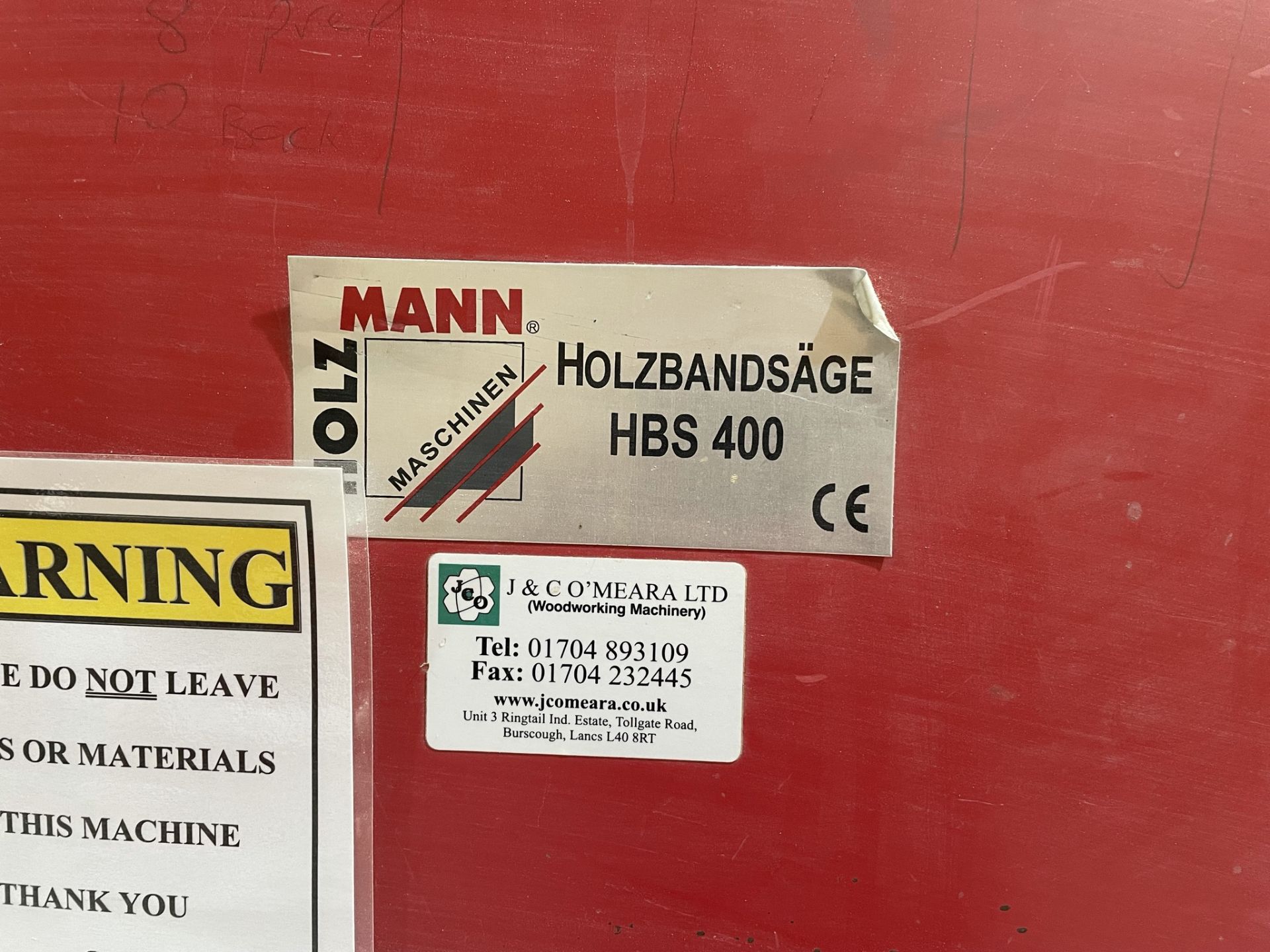 Holzmann HBS400 Bandsaw - Image 3 of 6