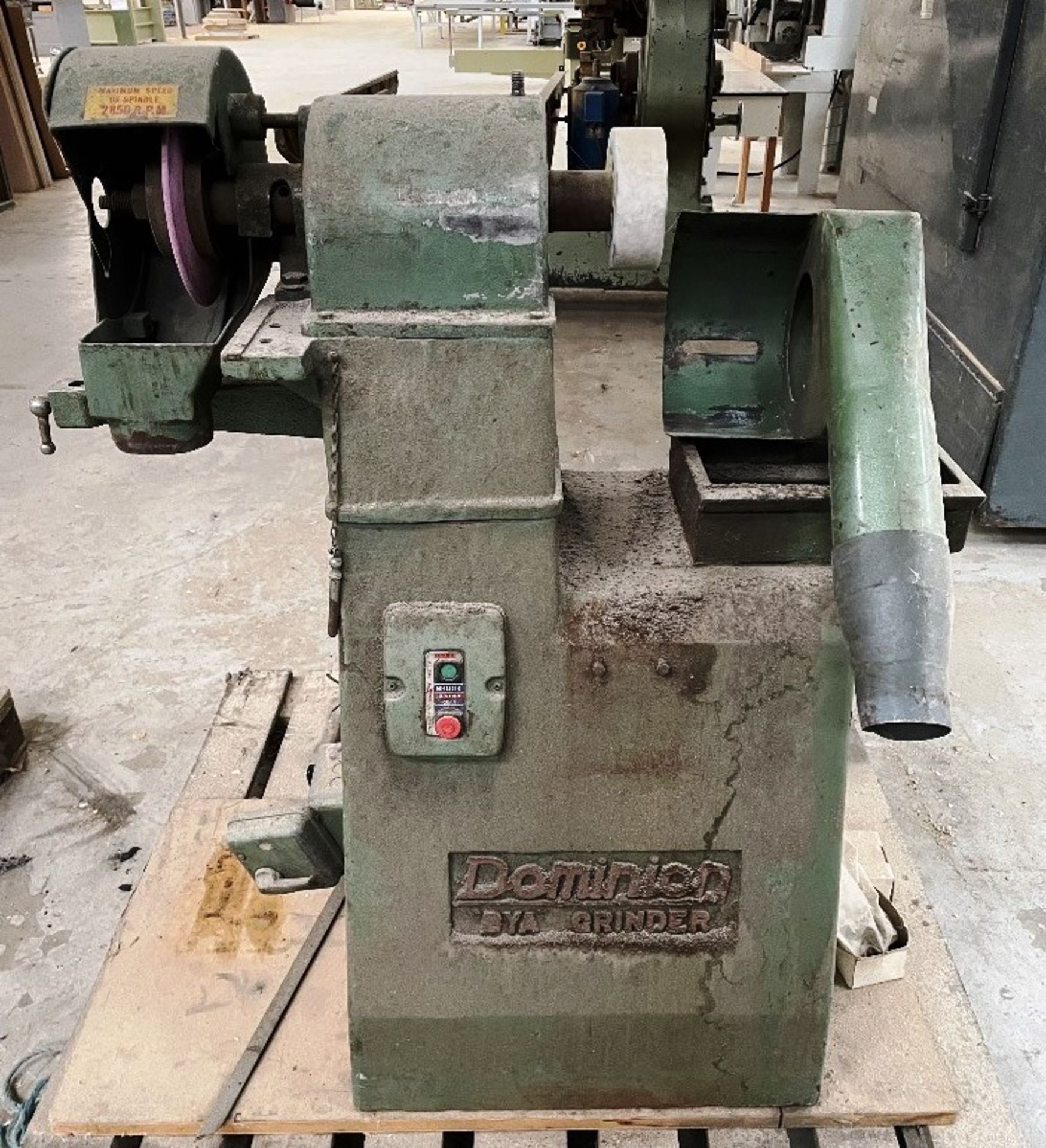 Dominion Double Ended Kniff Grinding Machine