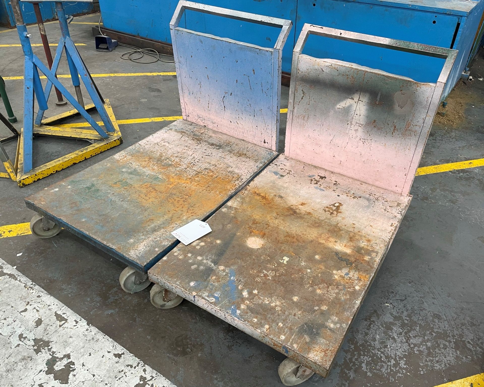 4 x Fabricated Metal Trolleys - Image 5 of 6