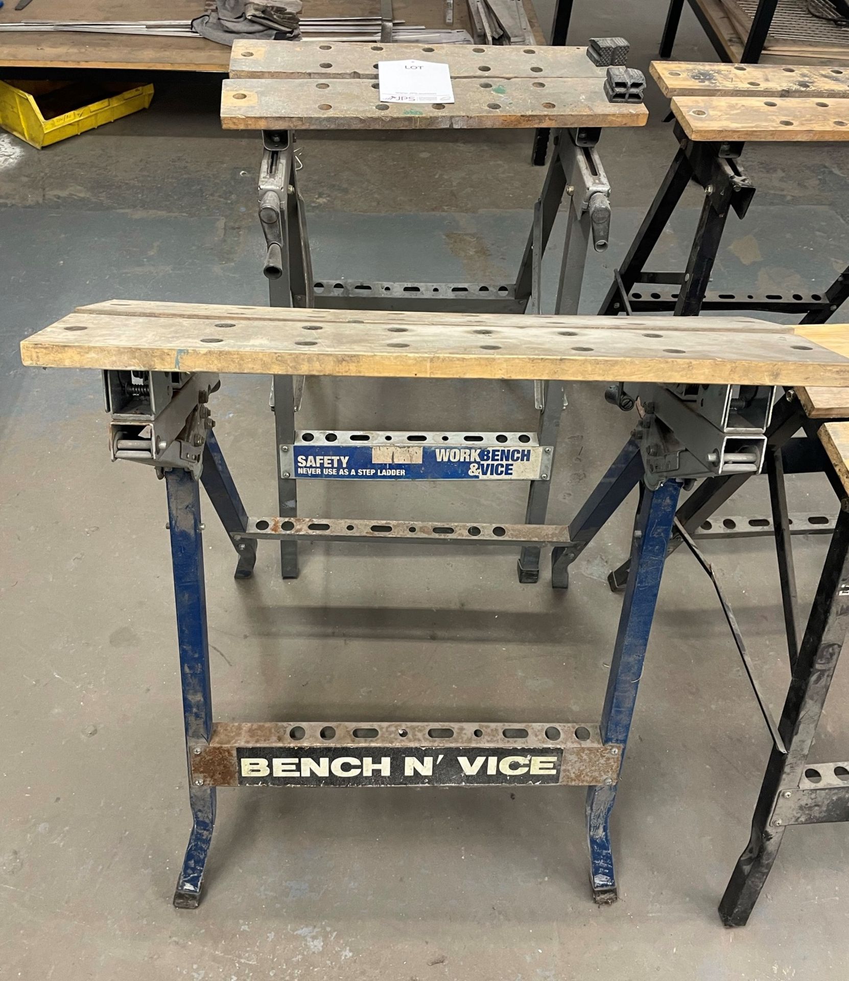 4 x Various Foldable Workbenches - Image 2 of 4