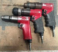 3 x RediPower CP9790/CP9792 Pneumatic Drills | As Pictured
