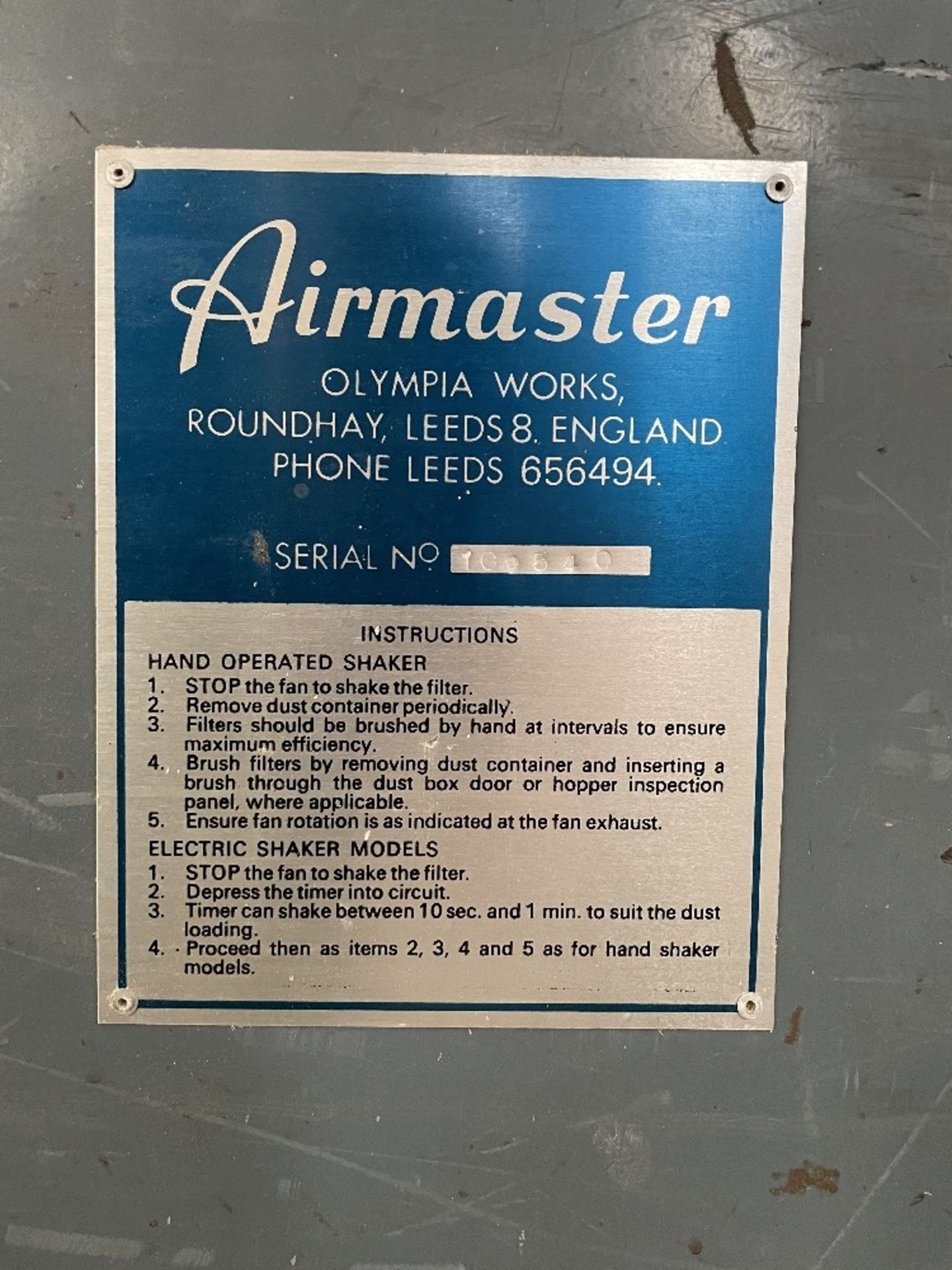 Airmaster Shaker Dust Extraction Unit - Image 2 of 5