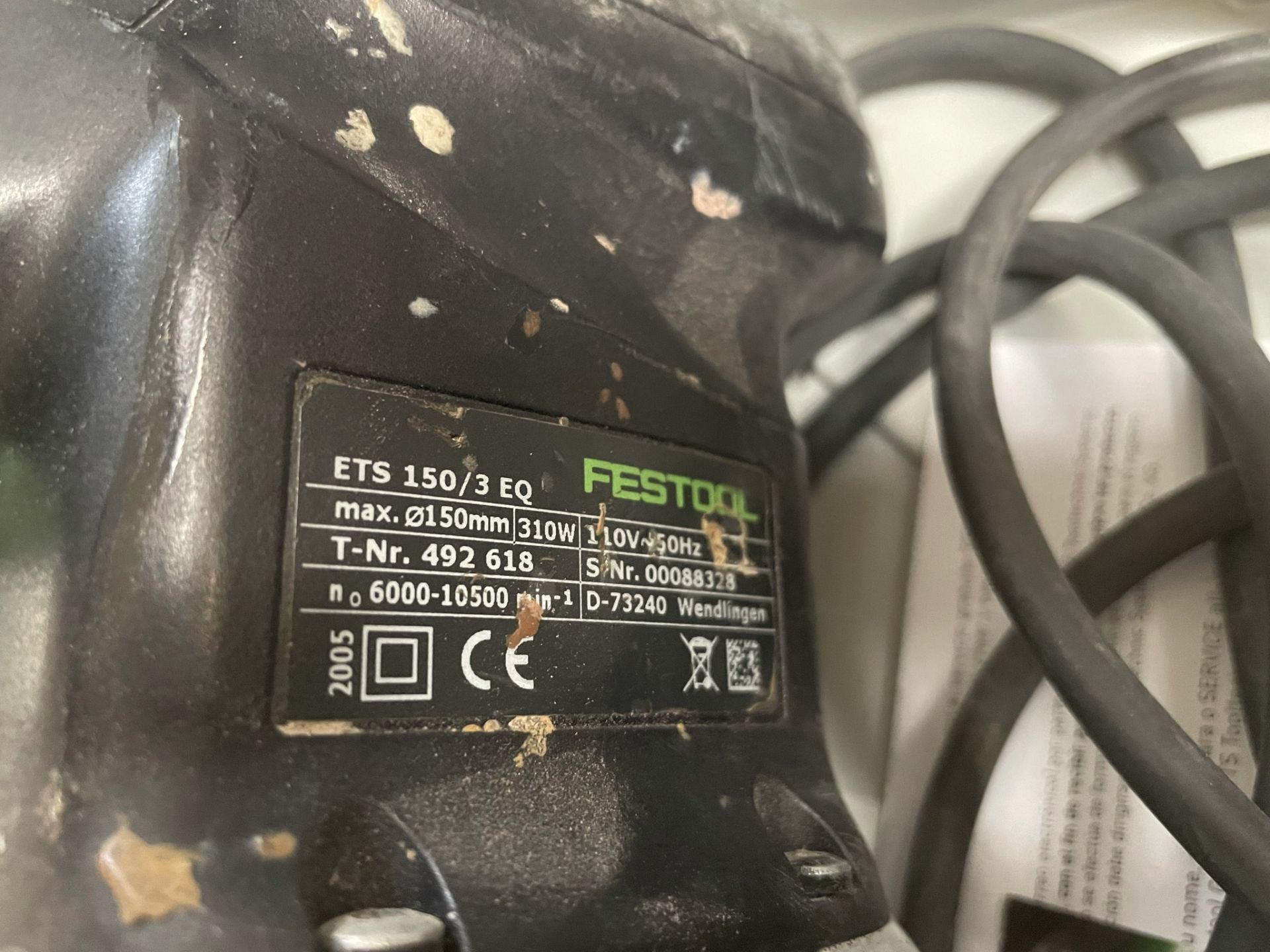 Festool ETS 150/3-EQ Plus Random Obit Sander in Case - Image 4 of 4