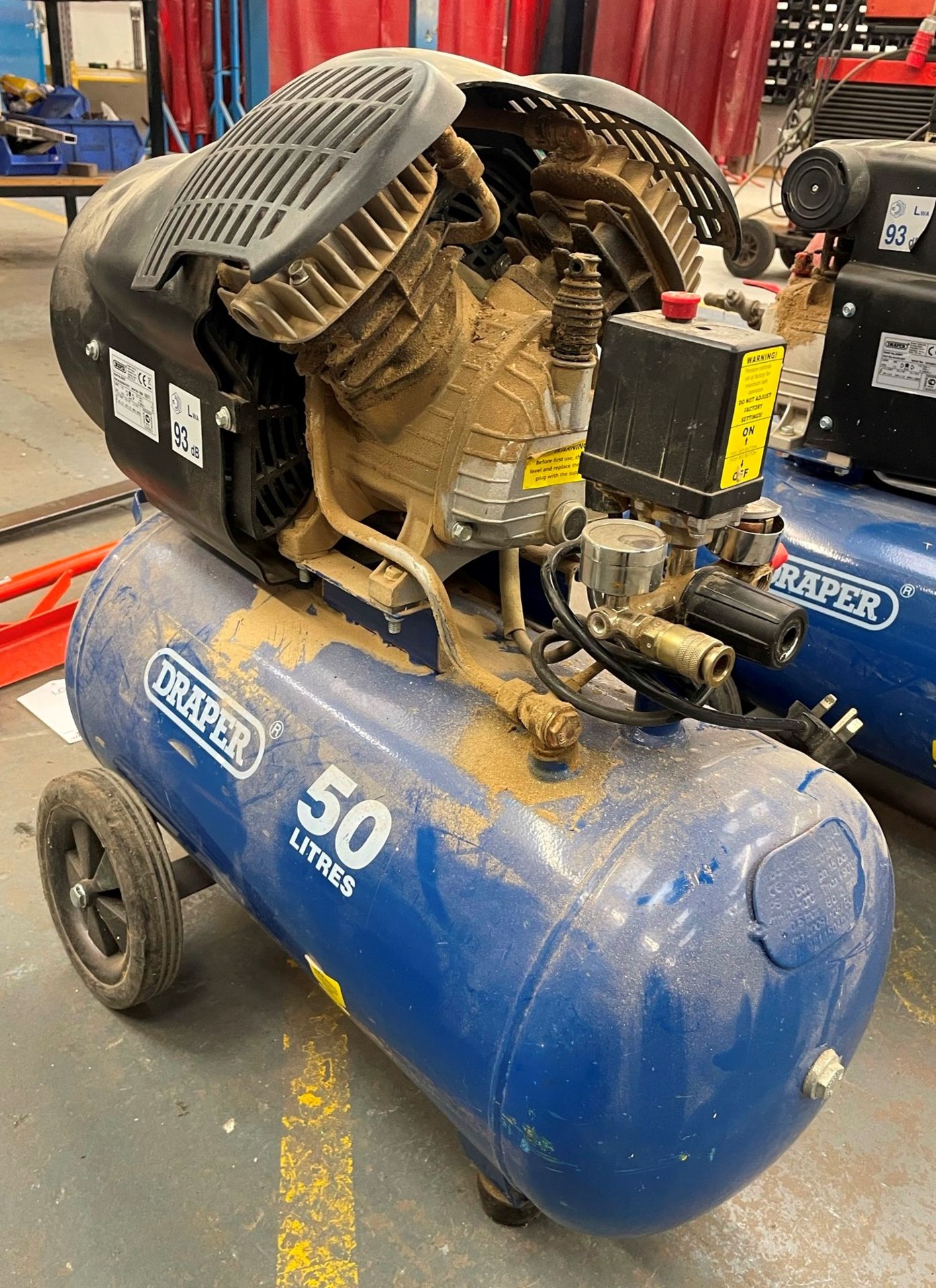 Mobile Draper 29355 Air Compressor 50L 230V 2.2Kw