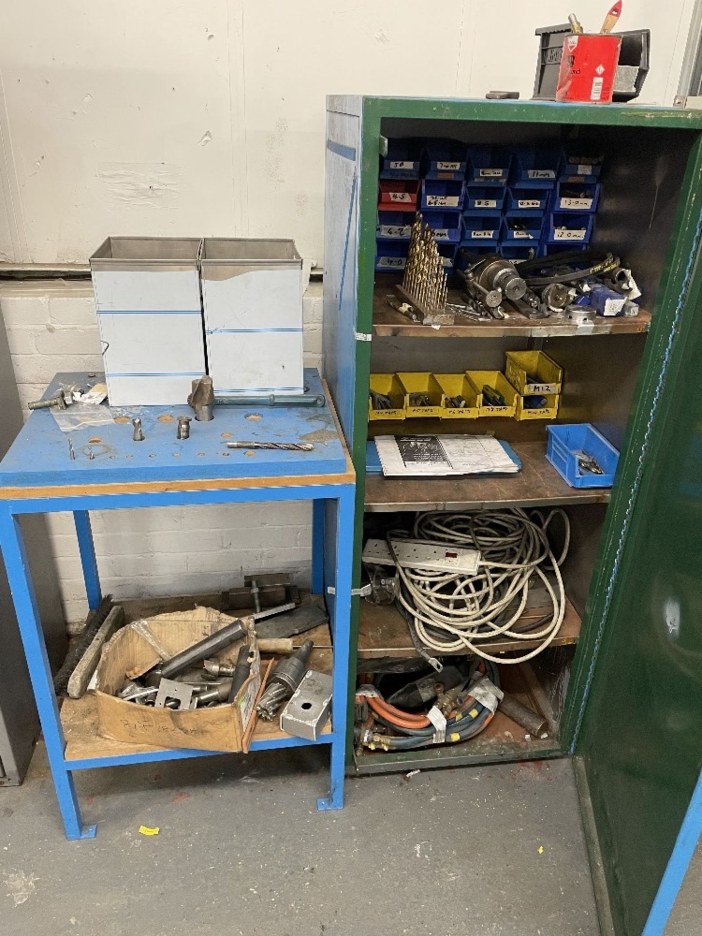 Metal Cabinet, Table, Tooling & Equipment | As Pictured