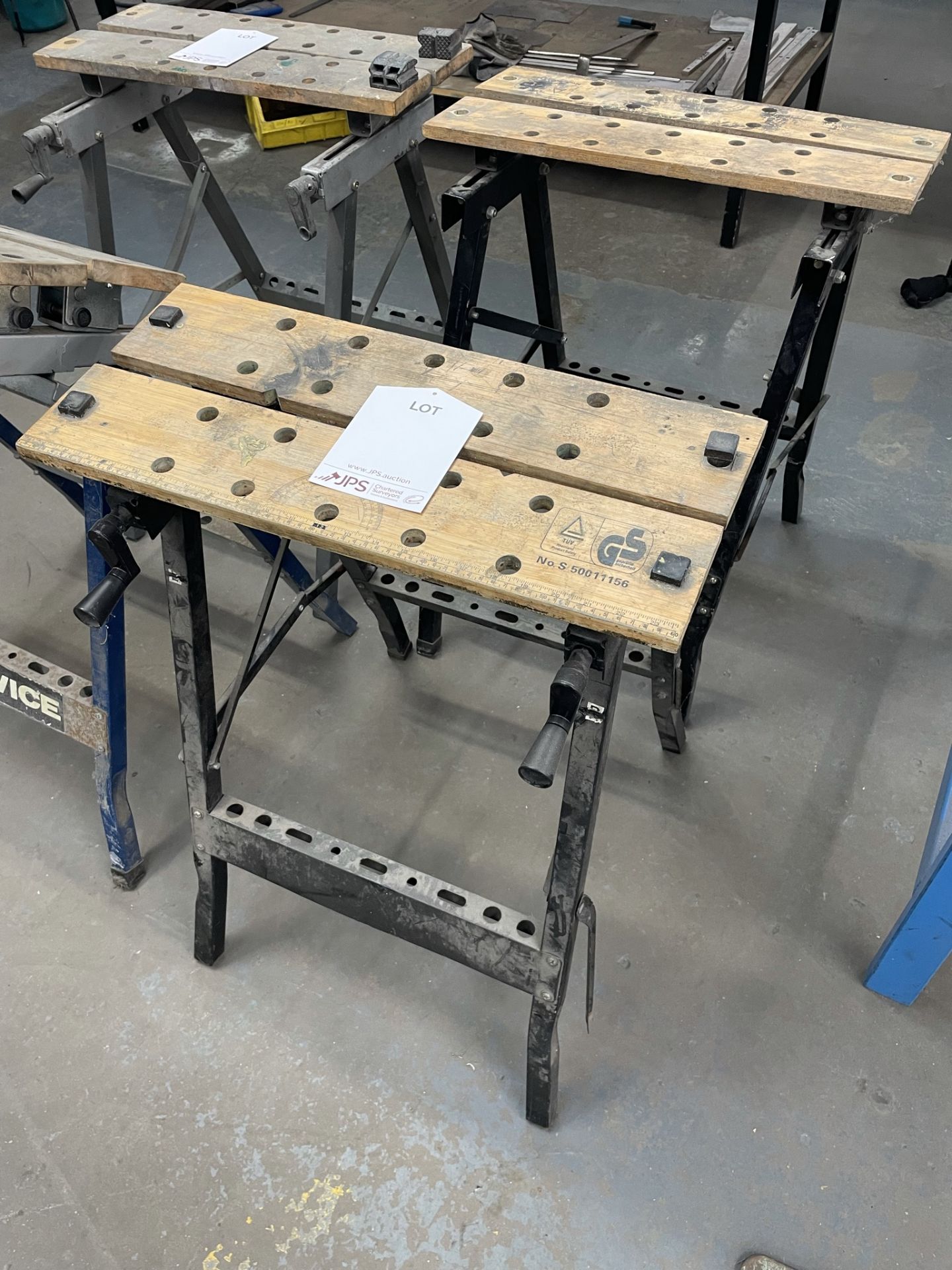 4 x Various Foldable Workbenches - Image 3 of 4