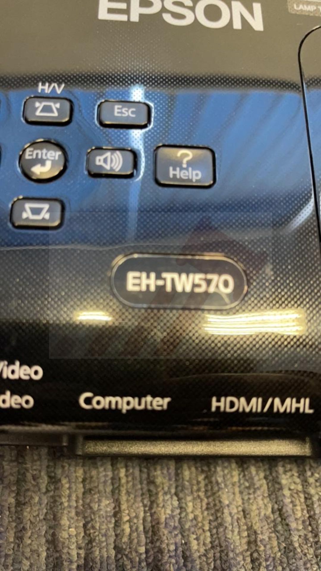 Epson EH-TW570 LCD Projector - Image 4 of 5