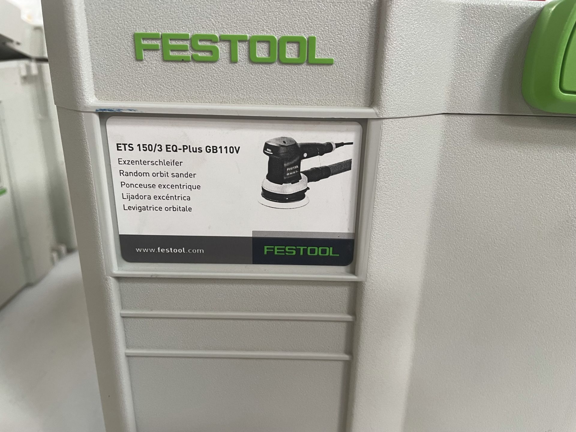 Festool ETS 150/3-EQ Plus Random Obit Sander in Case - Image 2 of 4