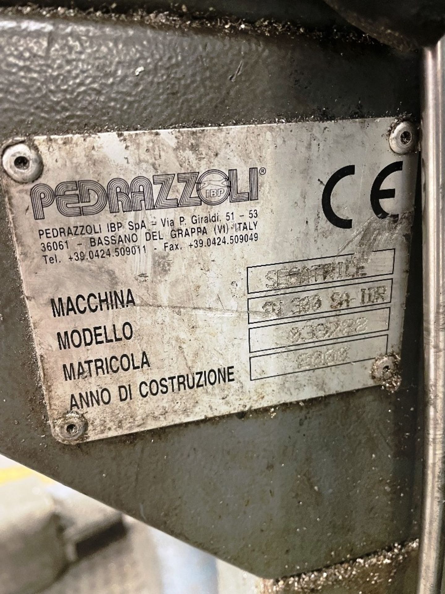 Pedrazzoli Brown SC 300 Horizontal Bandsaw w/ 4m Powered Conveyor - Image 2 of 12