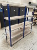 2 x Bays of 5 Tier Light Duty Shelving