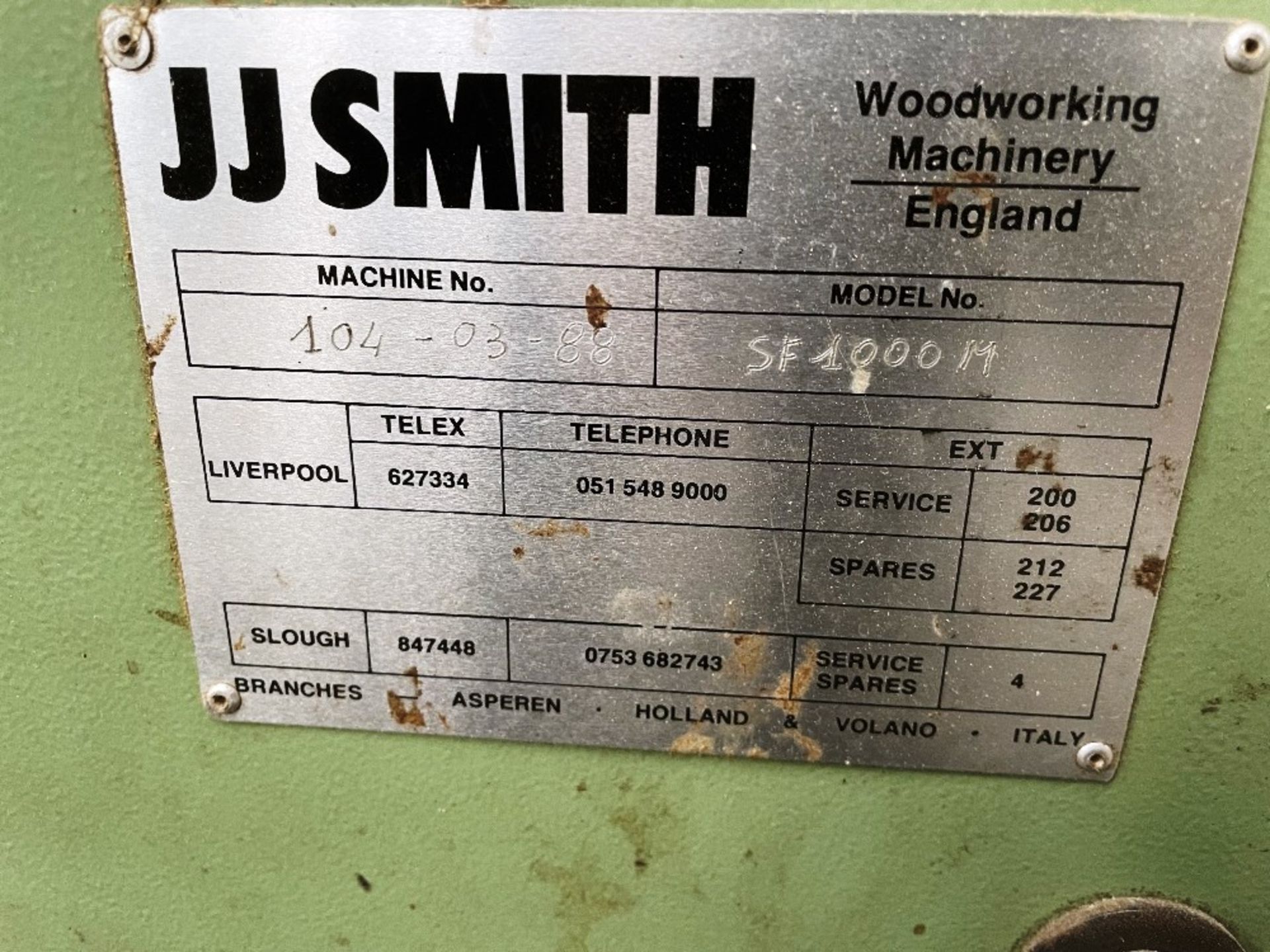 JJ Smith Spindle Moulder w/ Holz-her Power Feed - Image 4 of 9