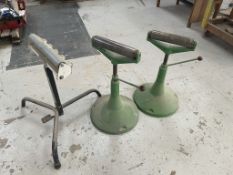 3 x Various Roller Stands
