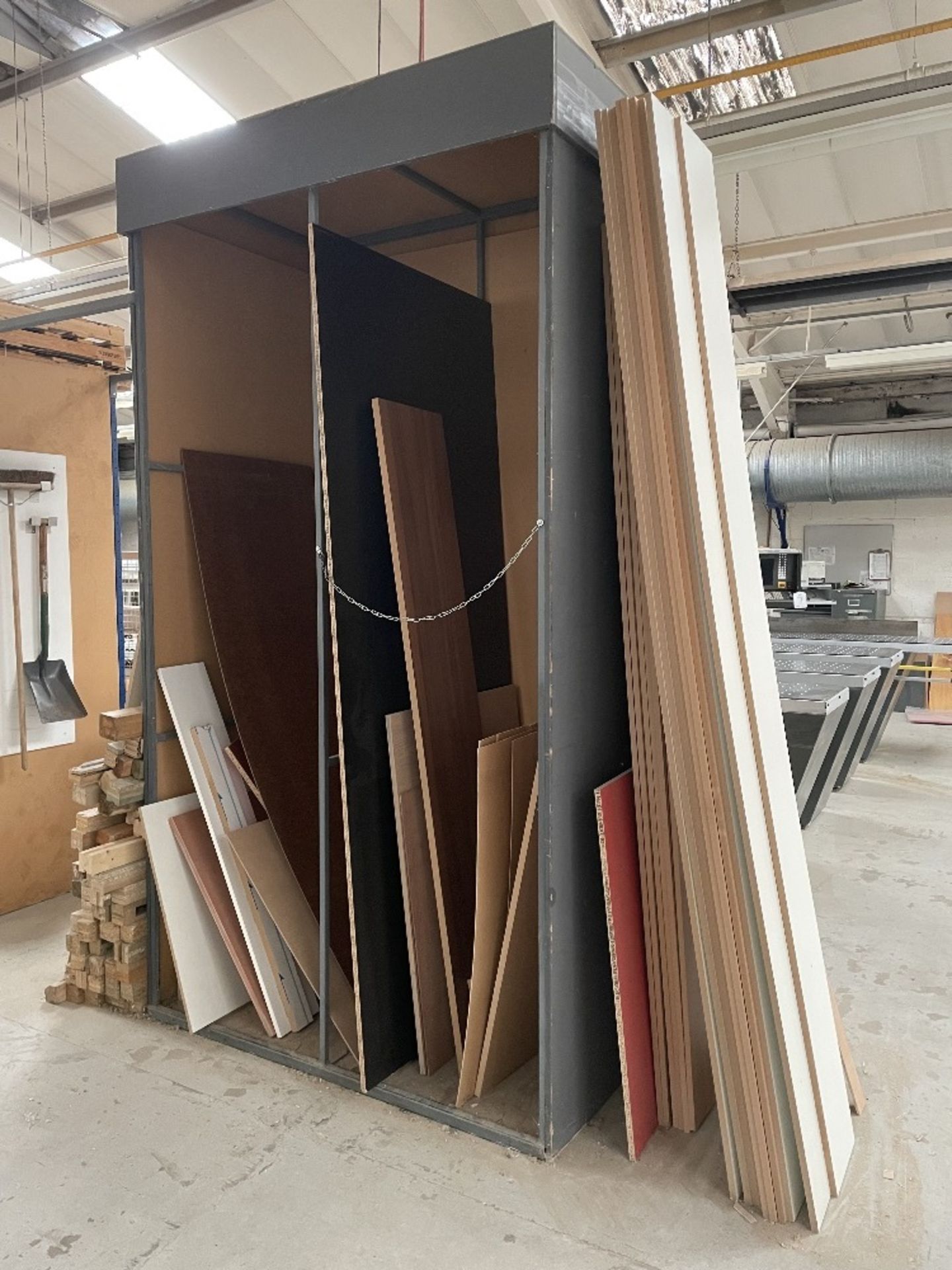 Quantity of Various Laminated Plywood/MDF Sheets - As Pictured