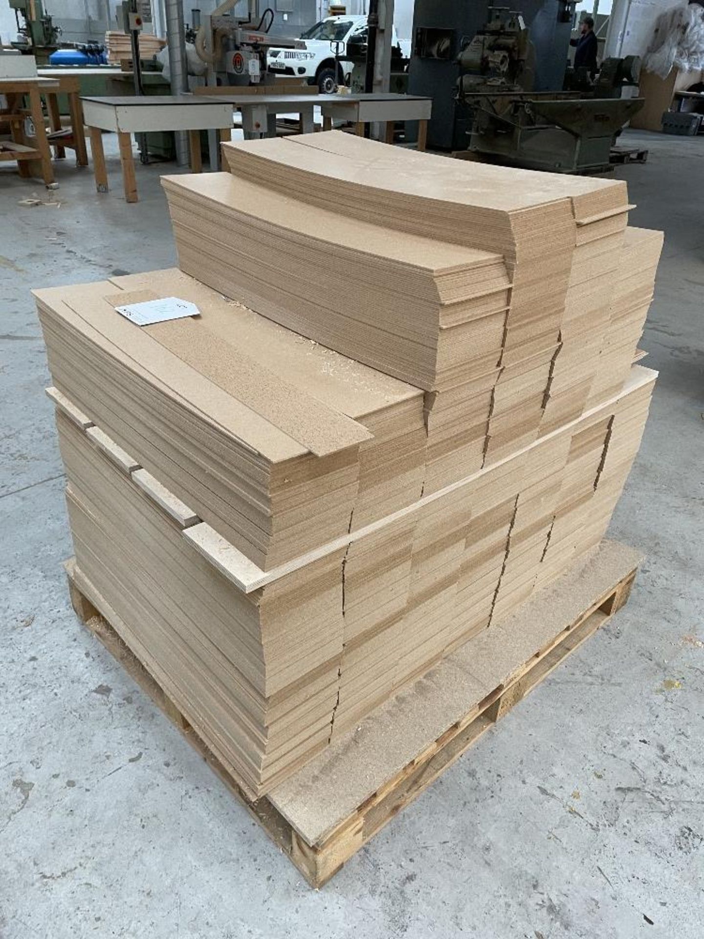 Pallet of 800mm x 165mm MDF Sheet Panels - As Pictured