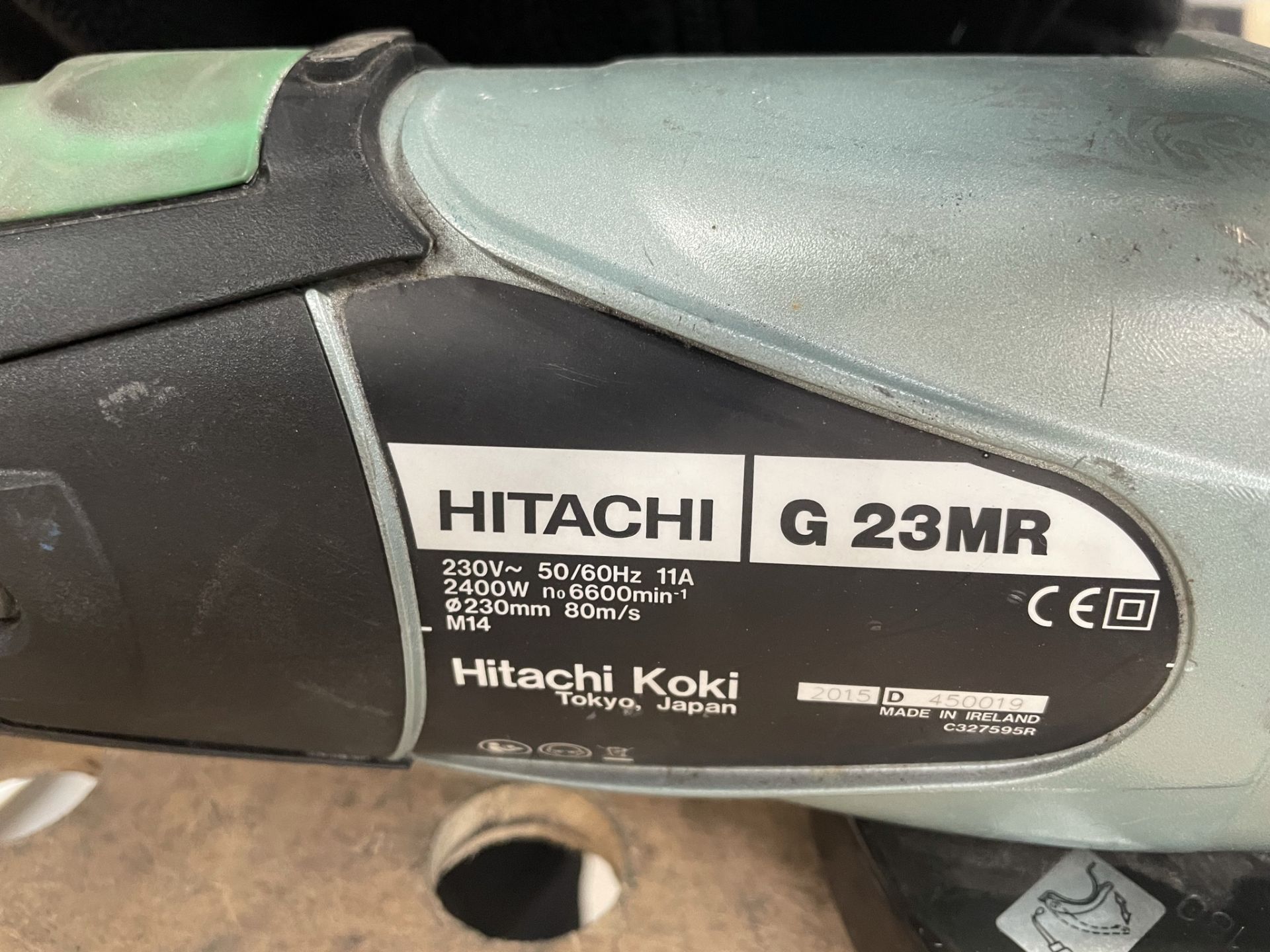 Hitachi G 23 MR 230mm Angle Grinder | 230v - Image 3 of 3