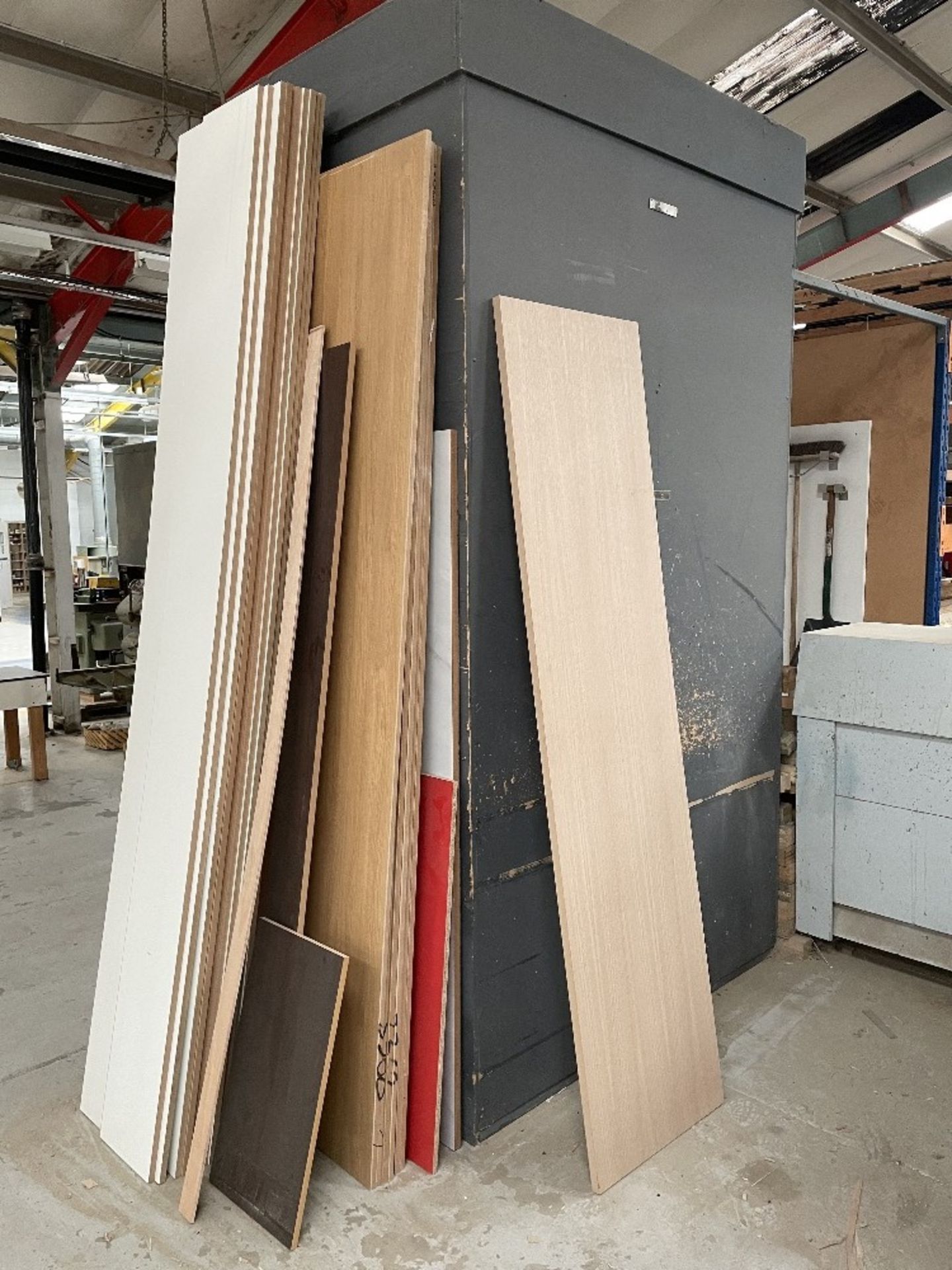 Quantity of Various Laminated Plywood/MDF Sheets - As Pictured - Image 2 of 5