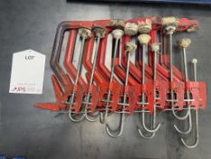 18 x Cox Solo G Clamps