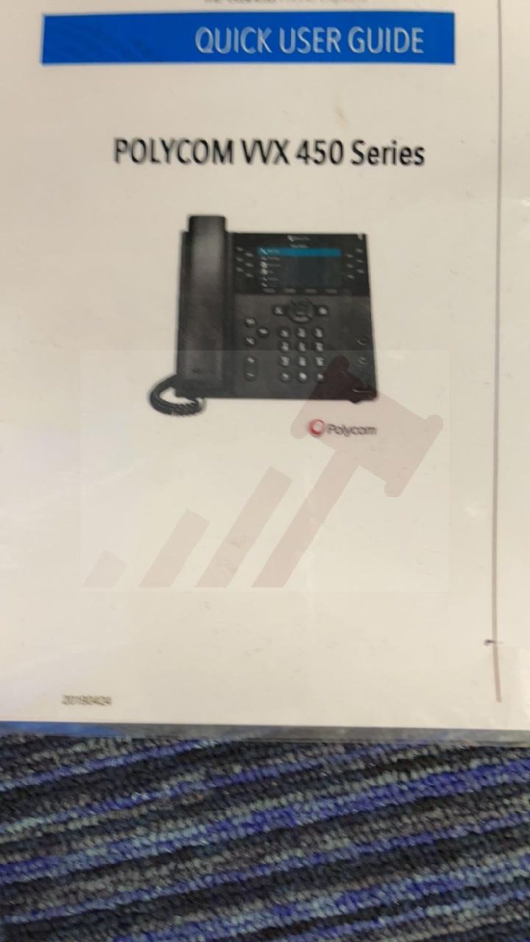 7 x Polycom WX450 Series IP Telephones - Image 4 of 8