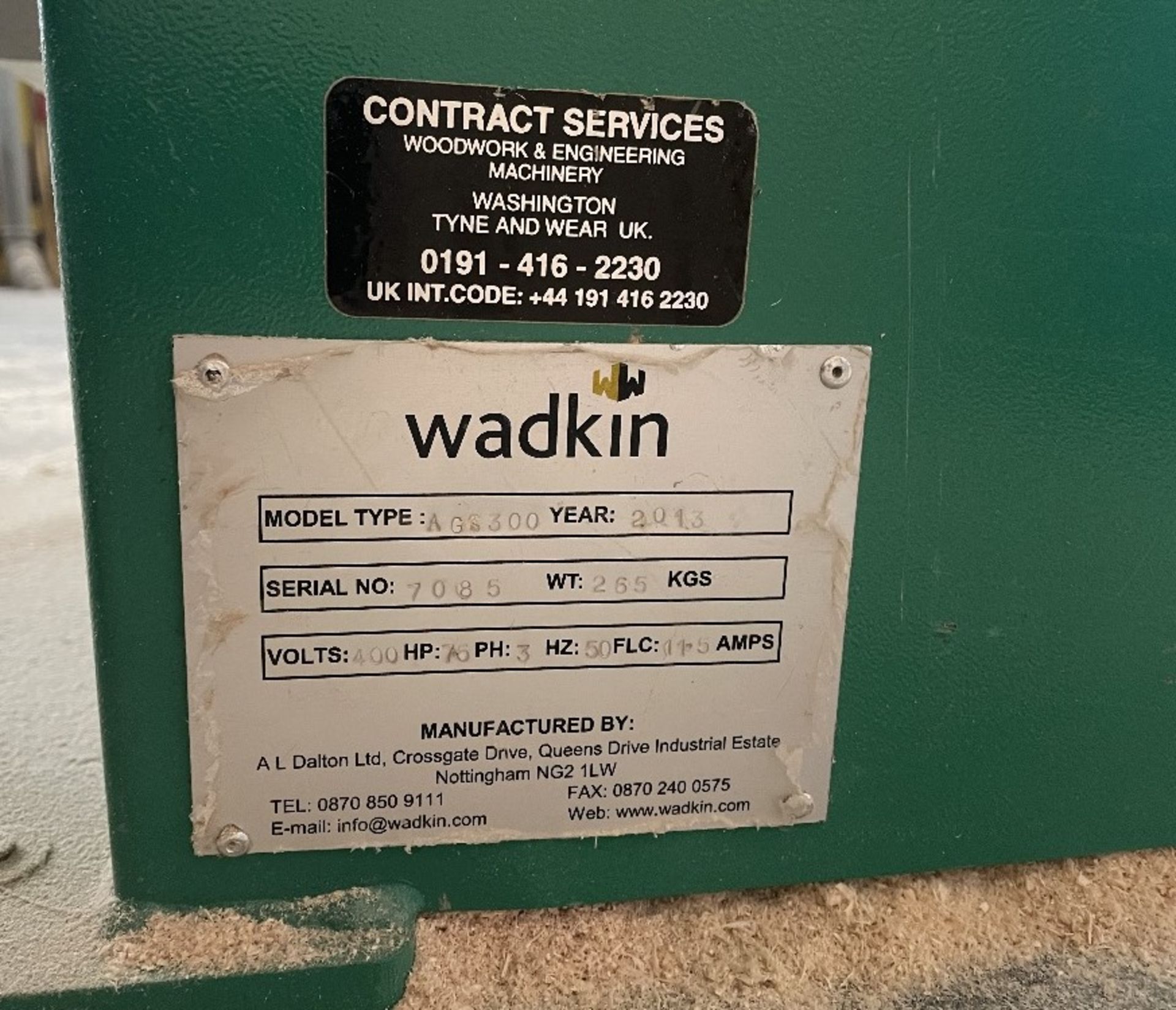 Wadkin AGS 300 Table Saw | YOM: 2013 - Image 6 of 6