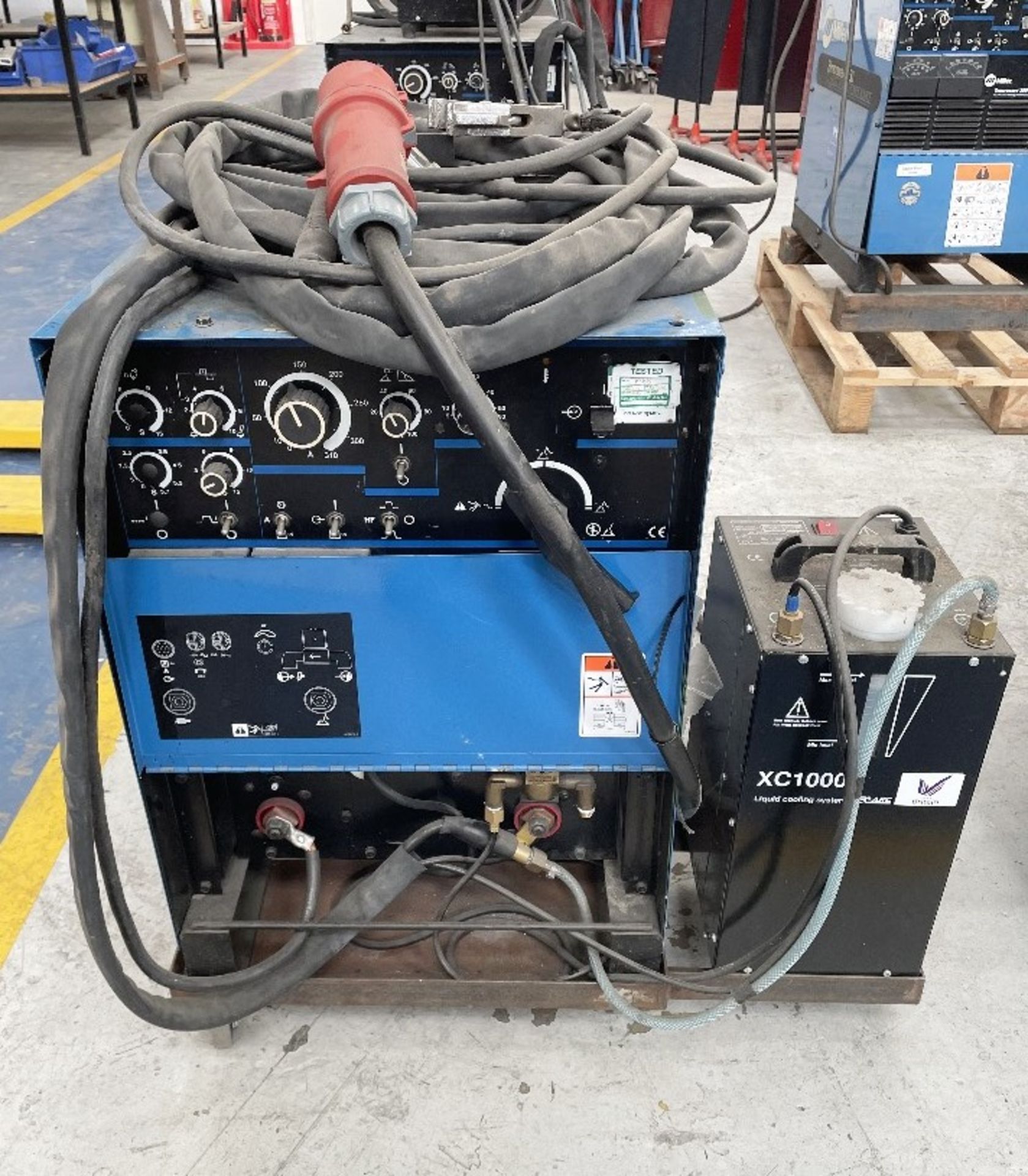 Miller Syncrowave 250 Tig Welder w/ TecArc XC1000 Water Cooler