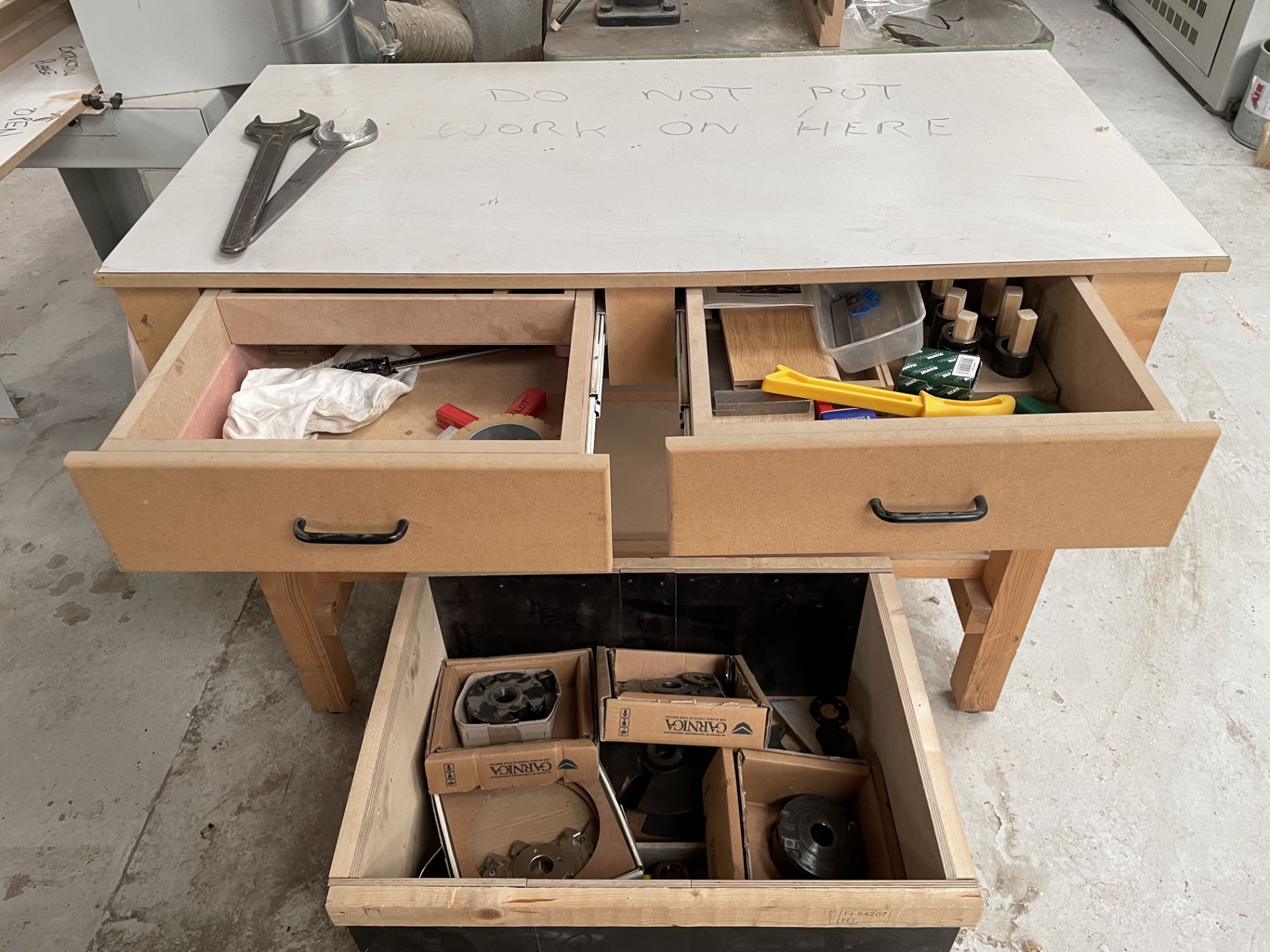 2 Drawer Workbench w/ Tooling | As Pictured