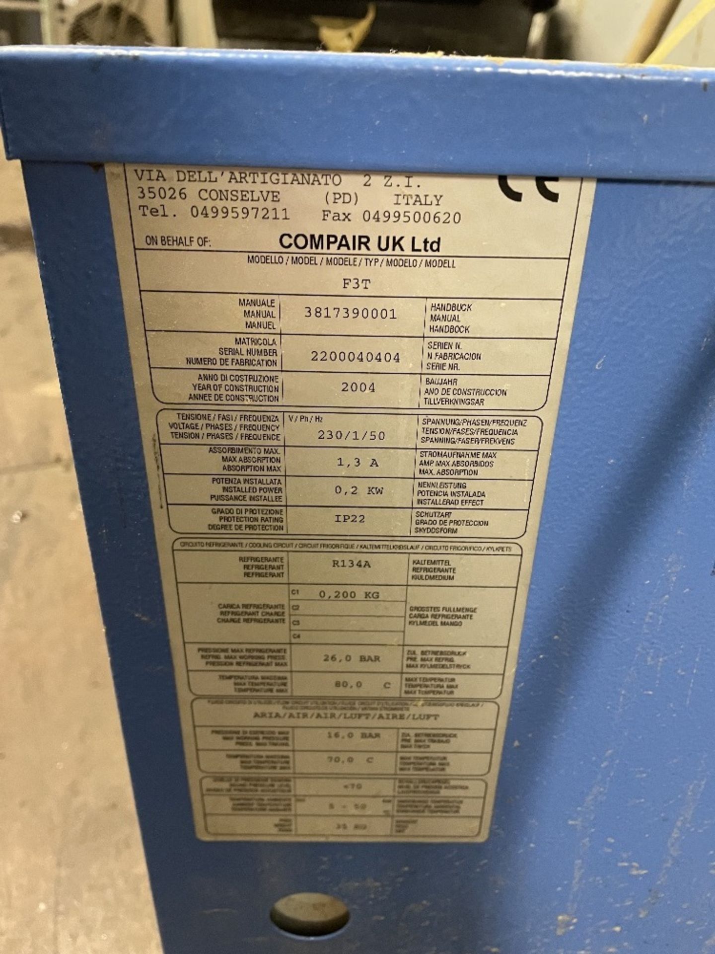 CompAir FT Refrigerant Air Dryer - Image 2 of 3