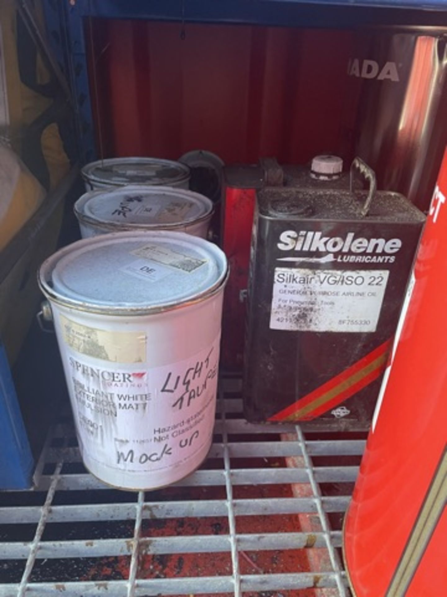 Metal Paint Storage Container w/ Contents - Image 20 of 23