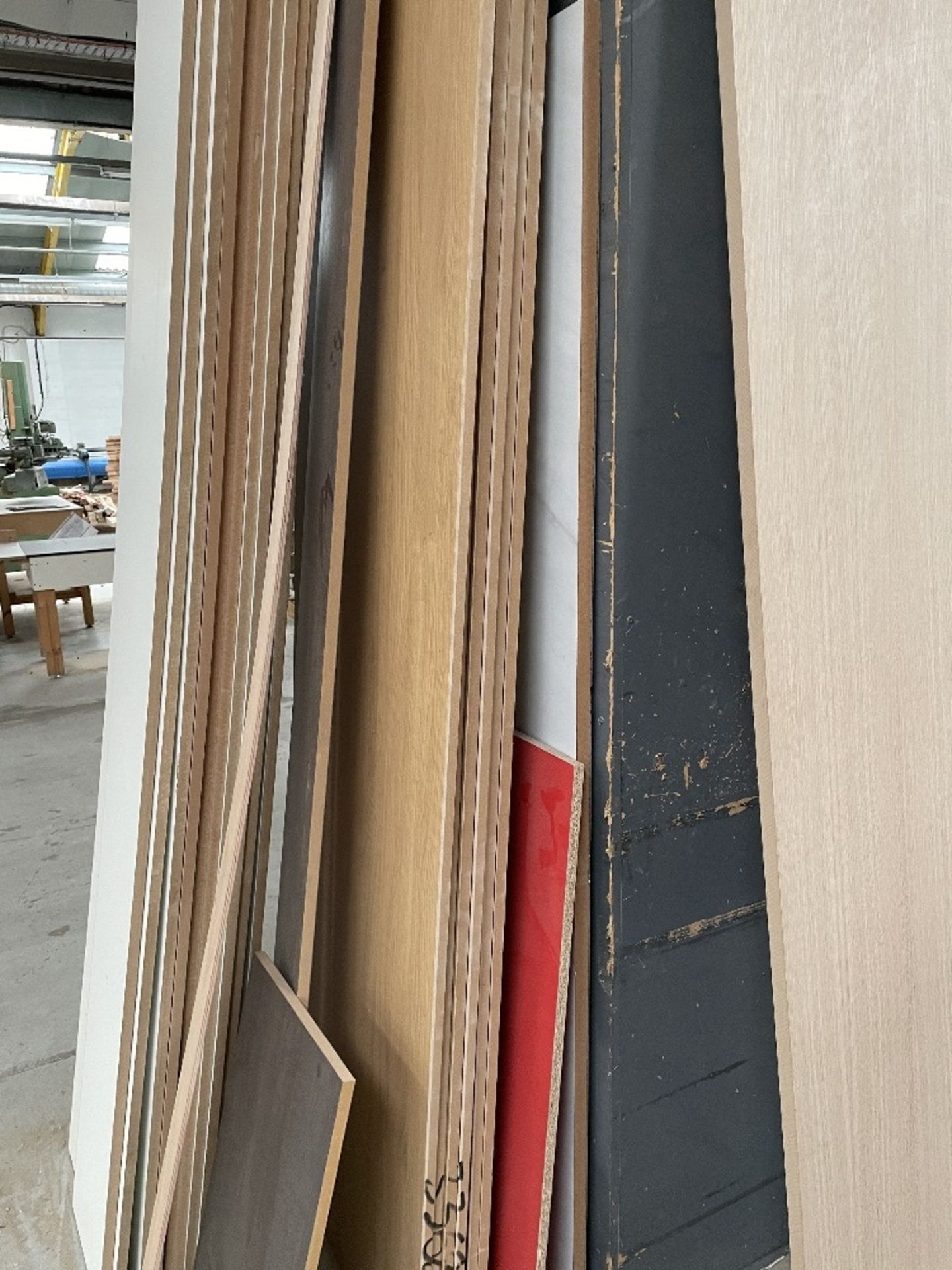 Quantity of Various Laminated Plywood/MDF Sheets - As Pictured - Image 3 of 5