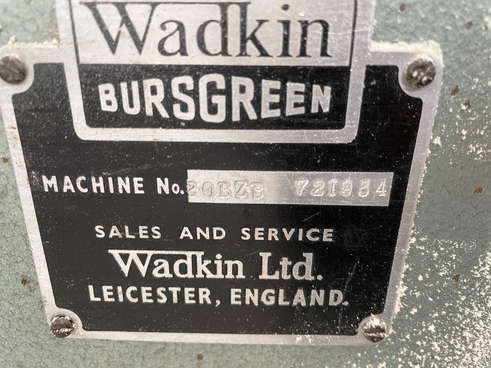 Wadkin Bursgreen 20 BZB Bandsaw - Image 2 of 2