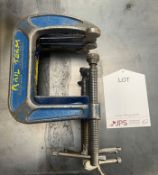 5 x Kennedy 539-264 100mm G-Clamps