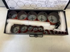 Morse 19 Piece Bi-Metal & Wood 19-83mm Holesaw Drill & Arbours Set & Case
