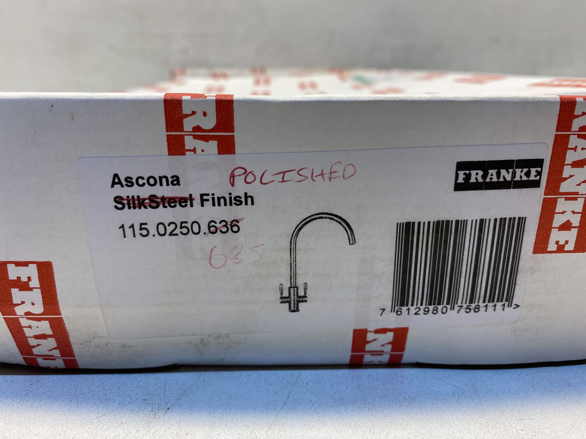 2 x Franke Ascona Polished effect Kitchen Tap - Image 3 of 3