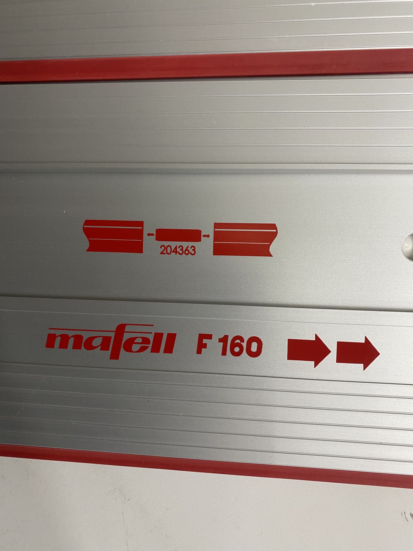 Mafell F160 1.6m Guide Rail Track - Image 2 of 4