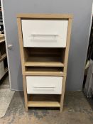 Pair Of Light Wood 1 Drawer Bedside Cabinets