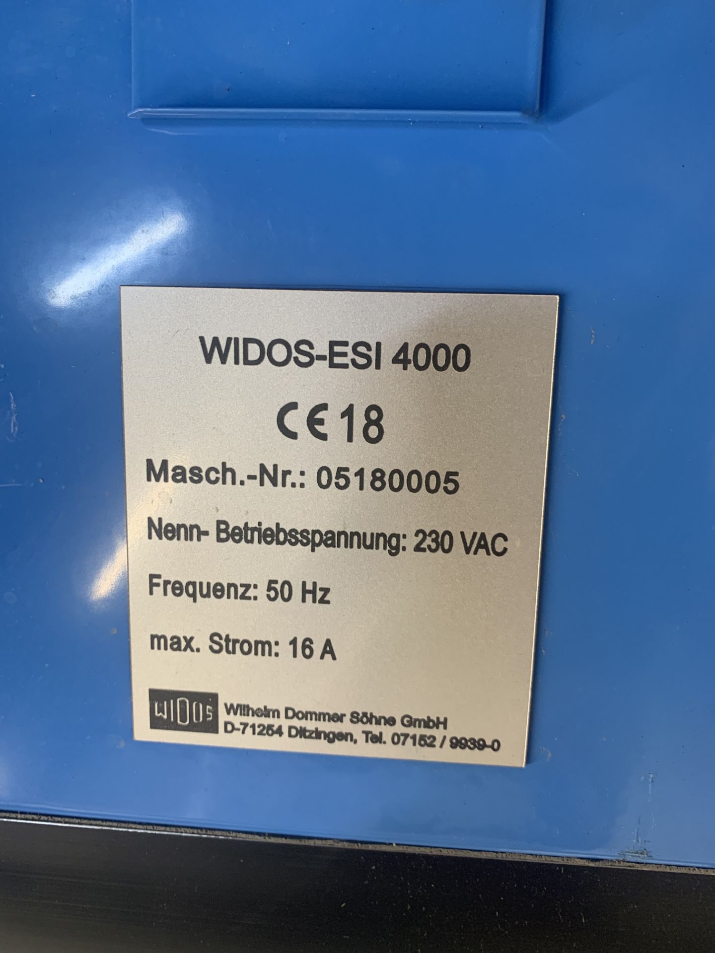 Widos ES1 4000 Plastic Welder - Image 2 of 2