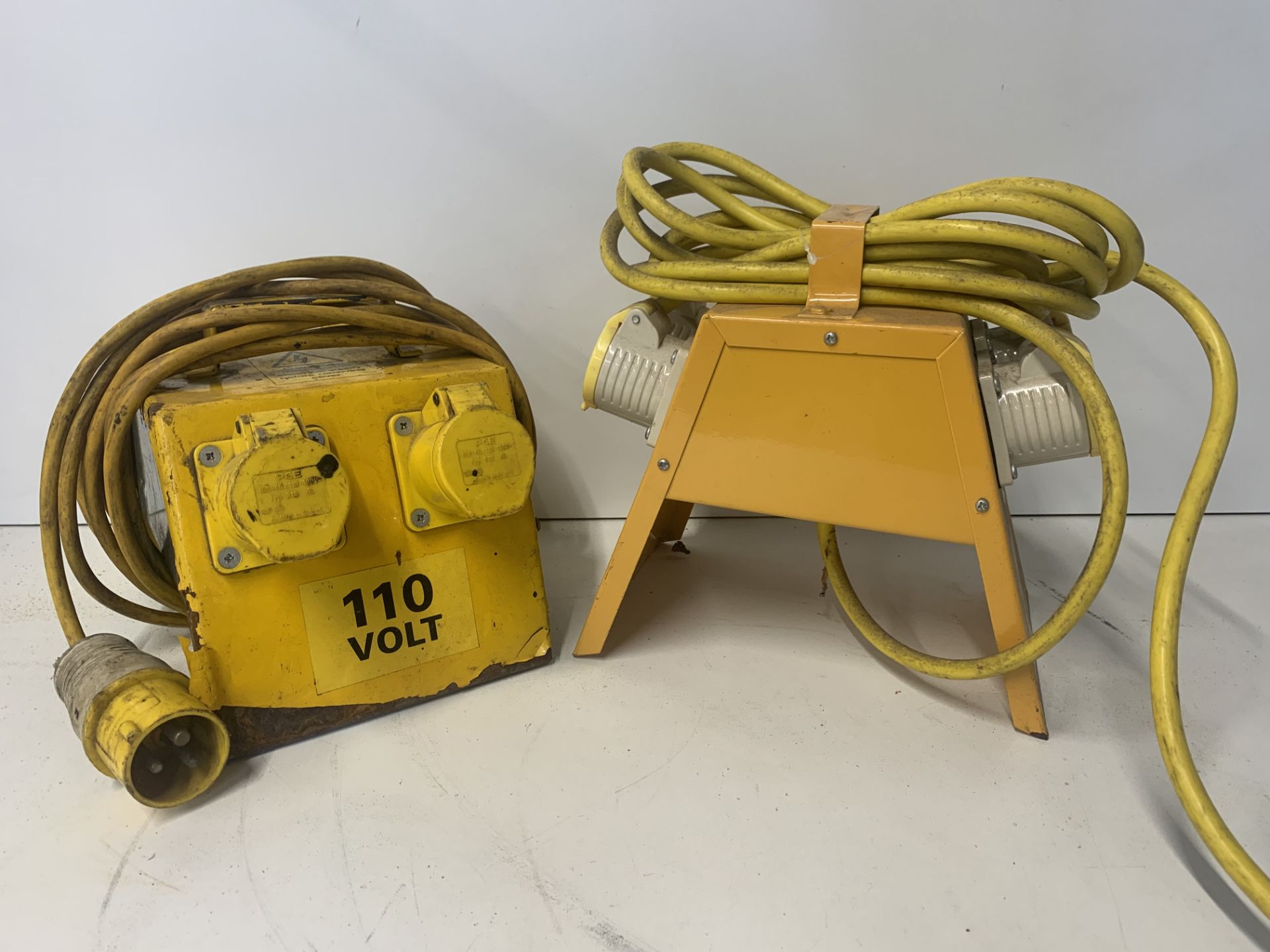 2 x Unbranded 110V Portable Site Transformers