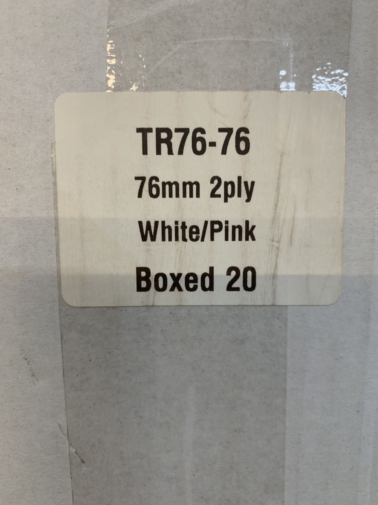 140 x Rolls Of White/Pink Receipt Rolls - Image 3 of 3