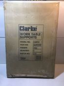 2 x Packs of Clarke CWTS1 Work Table Supports (Pair) | RRP: £45.99 (each)