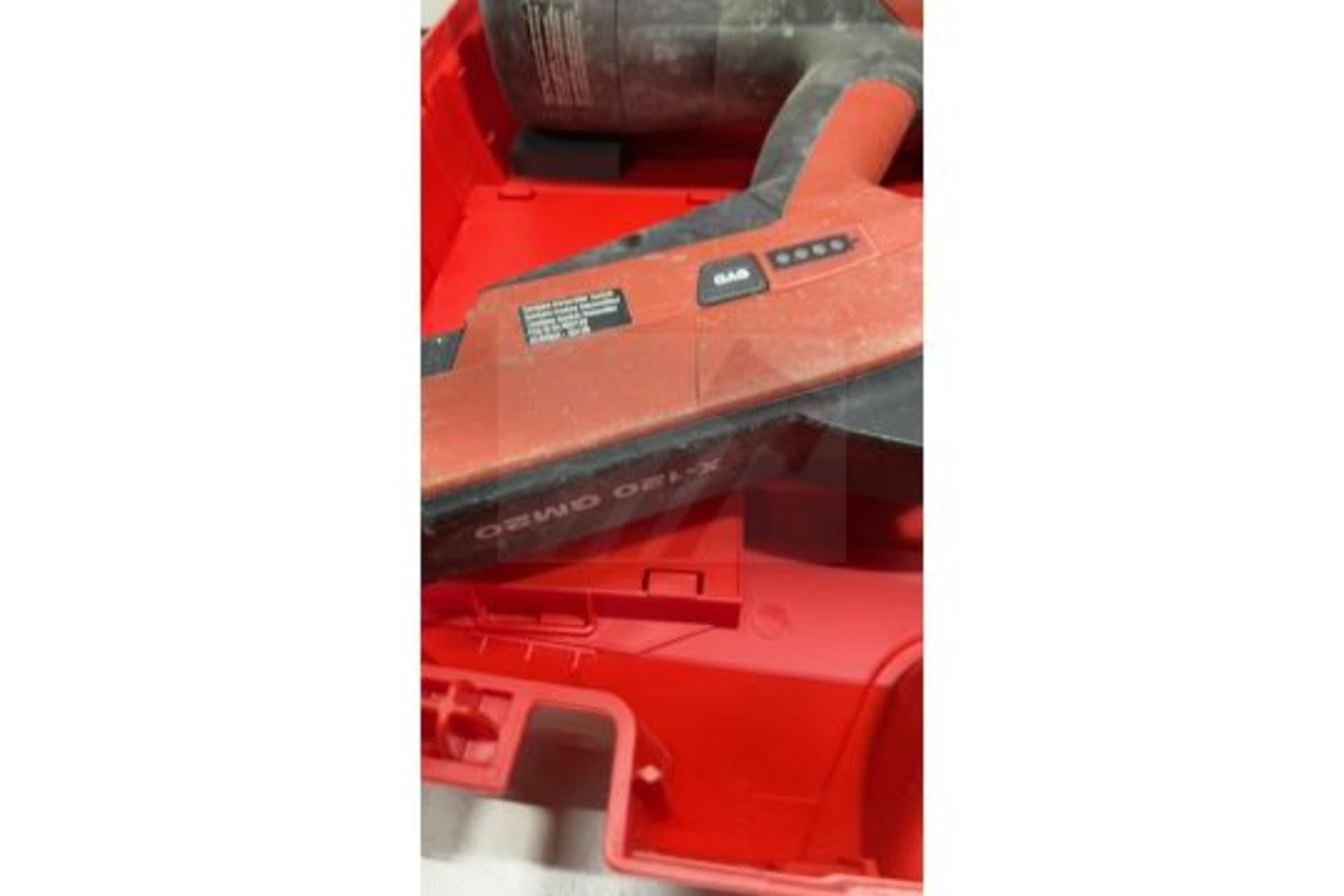 HILTI GX120 Gas Nailer w/Single Power Source for Metal Track, Electrical, Mechanical & Building Cons - Image 4 of 5