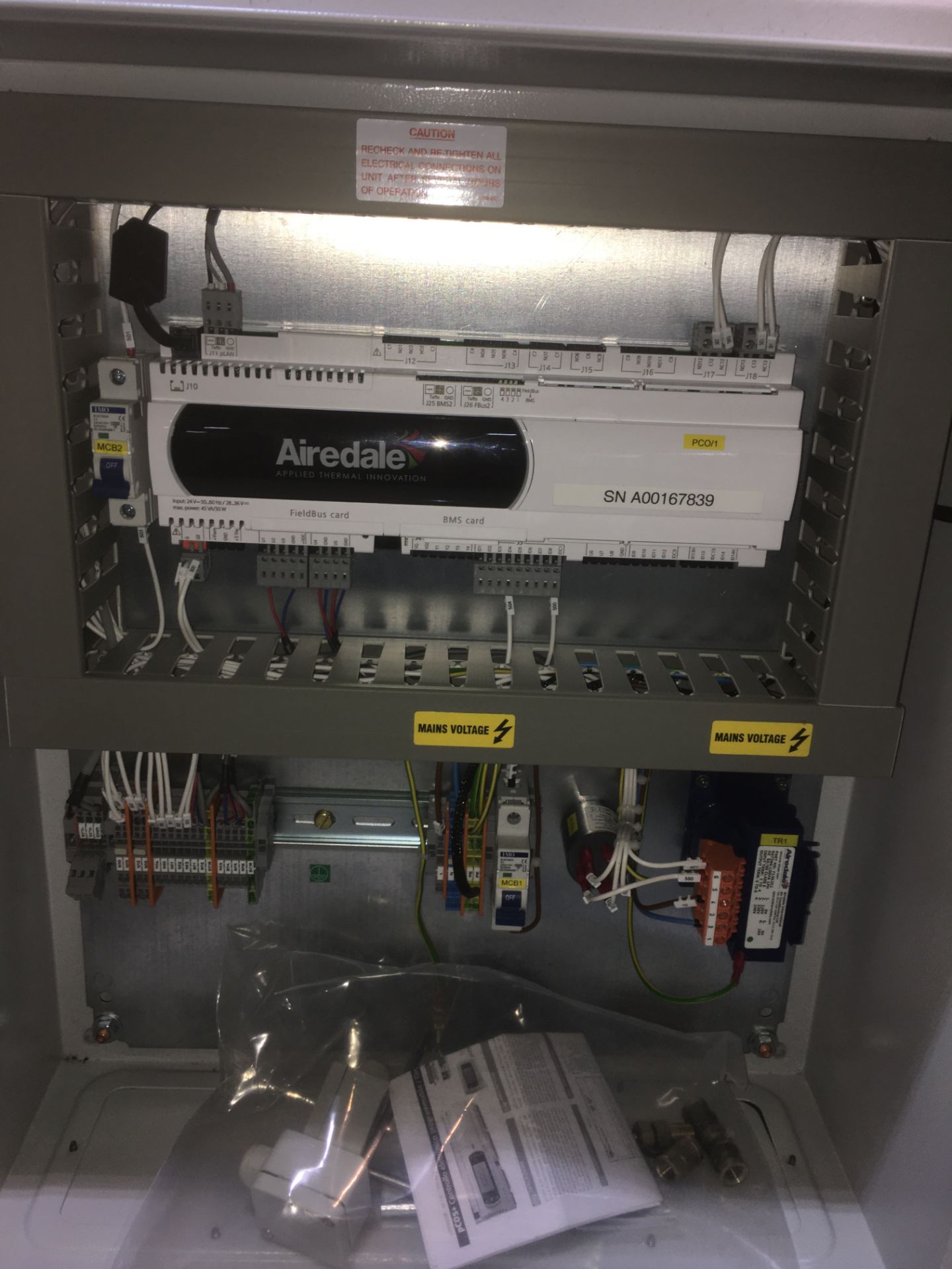Schneider Electric A-868 Control Panel Enclosure W/ Airedale Sequence Panel - Image 2 of 7